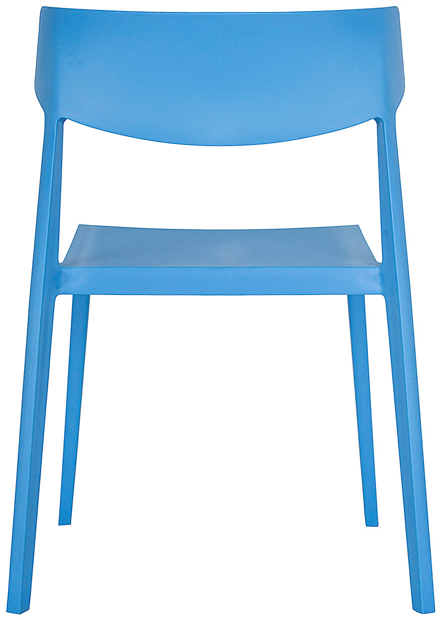 Silla Visitante AR-2017 azul - atrás