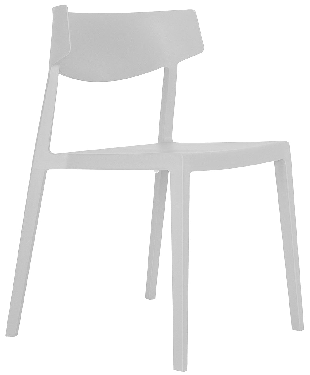 Silla Visitante AR-2017 blanca - 3/4