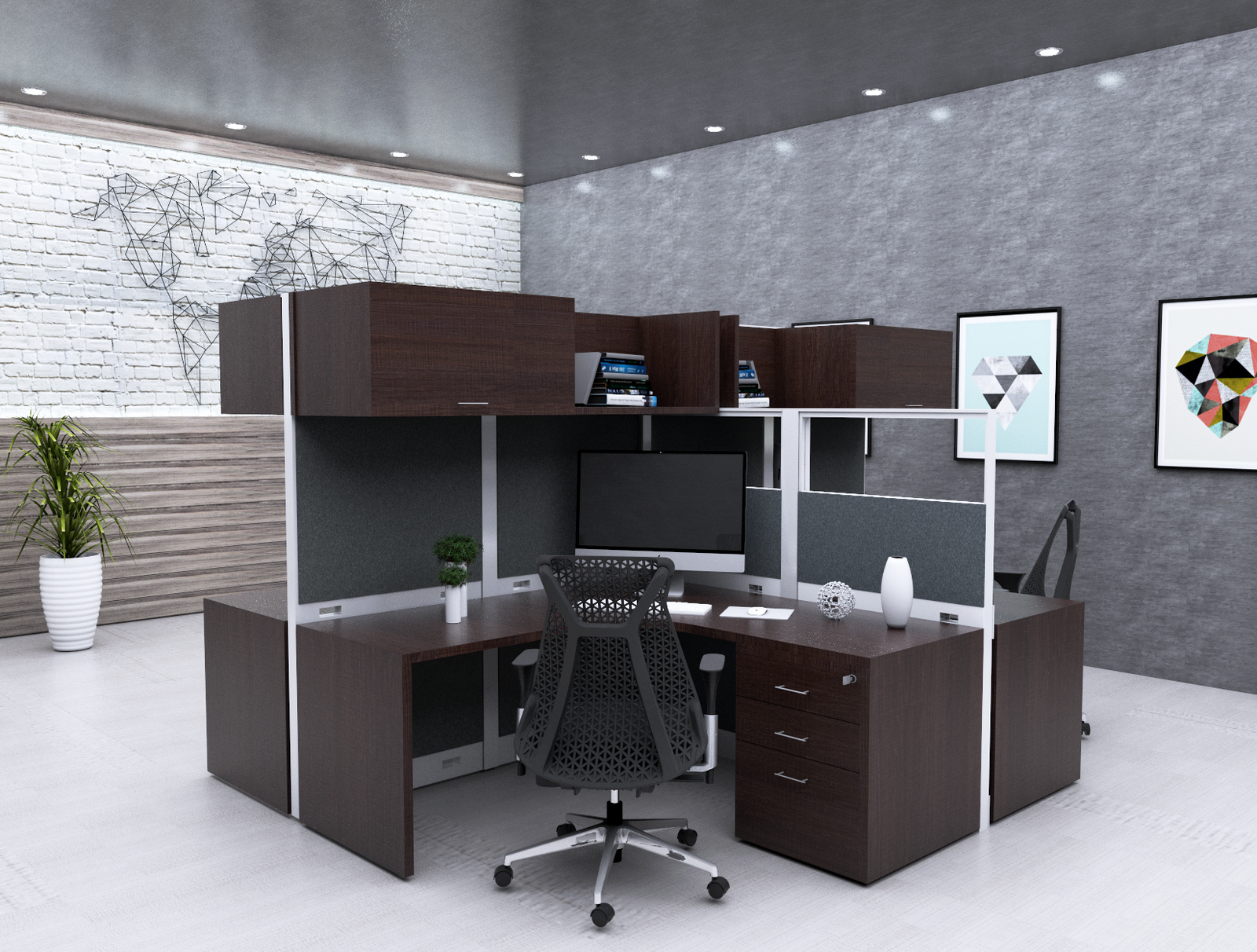 Estacion de Trabajo Estabilus 2D C1 - OffiMobile