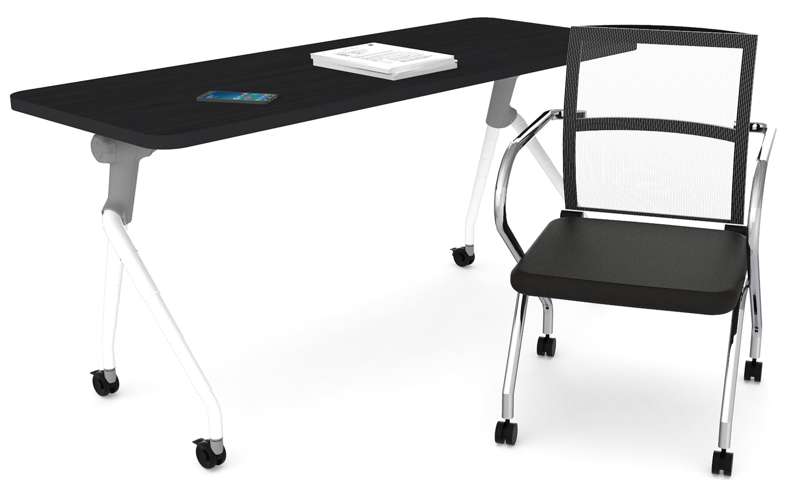 Mesa Abatible A/White - OffiMobile