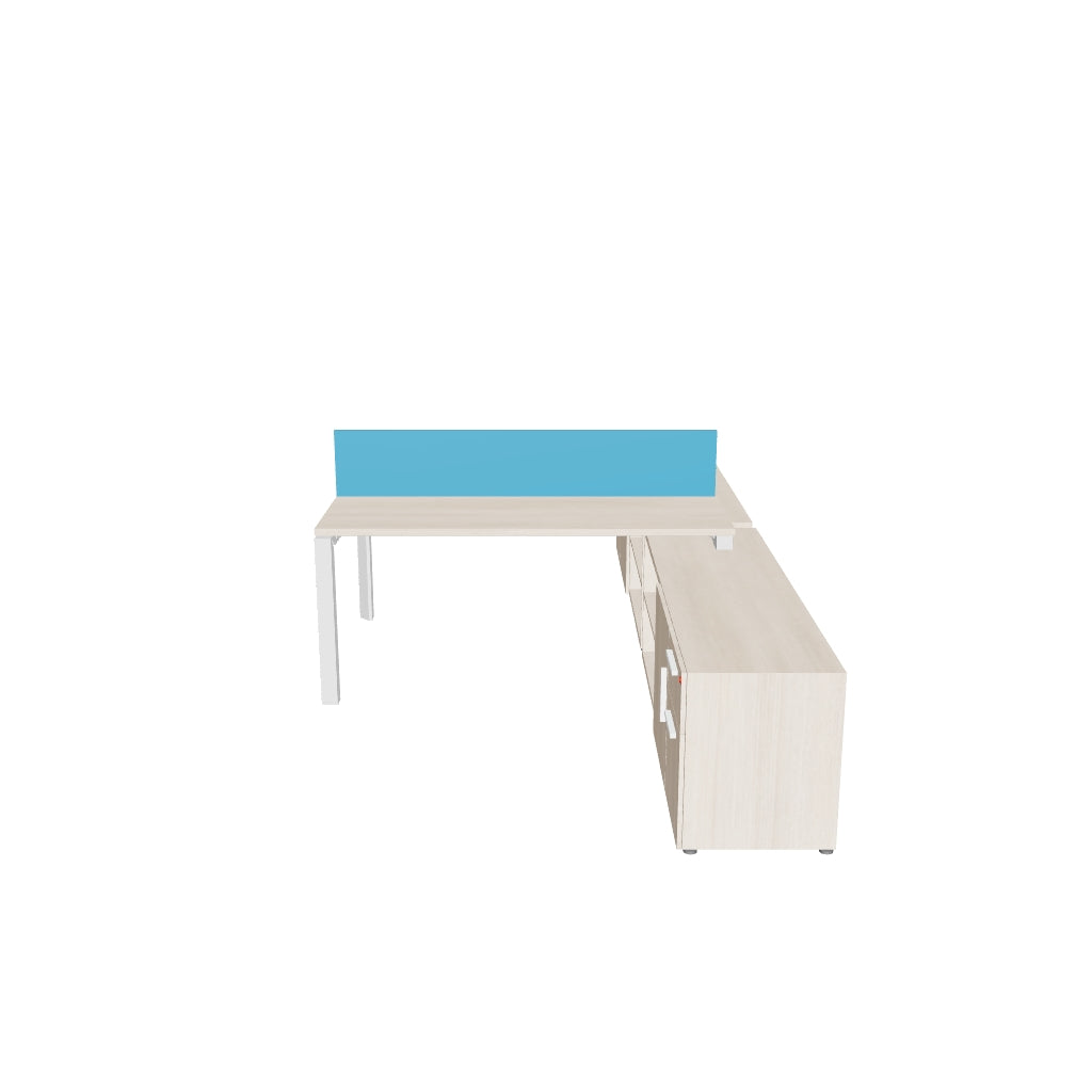 Mesa bench Florense con 2 credenza laterales