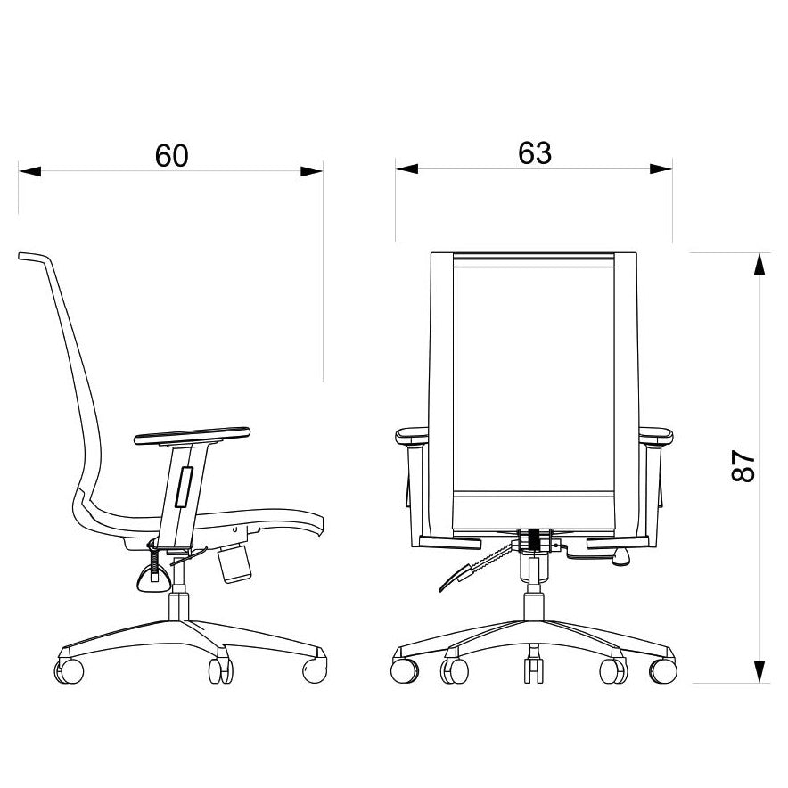 Silla Operativa BM 7600 - OffiMobile