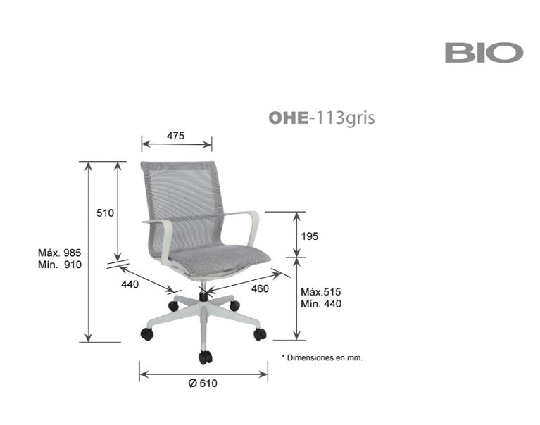 Silla Operativa Bio OHE-113