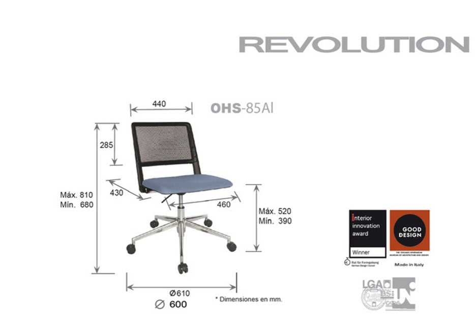 SILLA OPERATIVA REVOLUTION