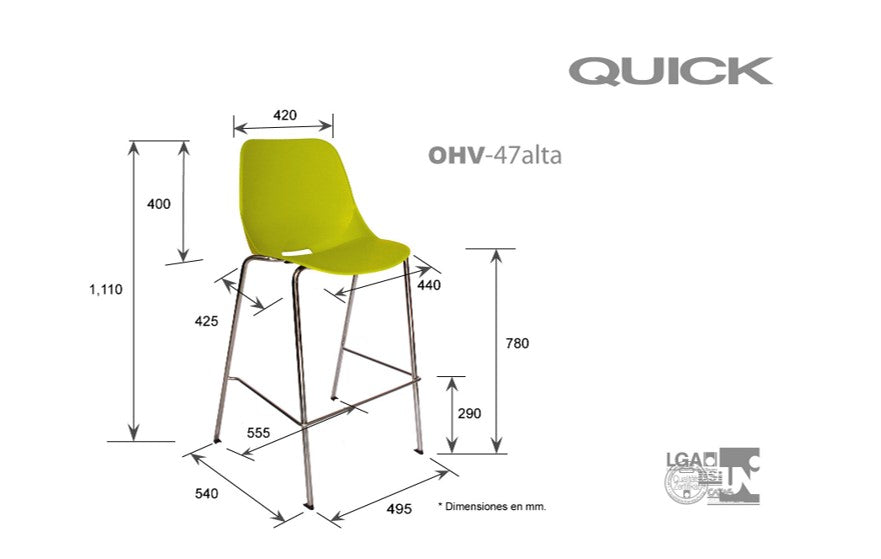 Banco Quick Alto