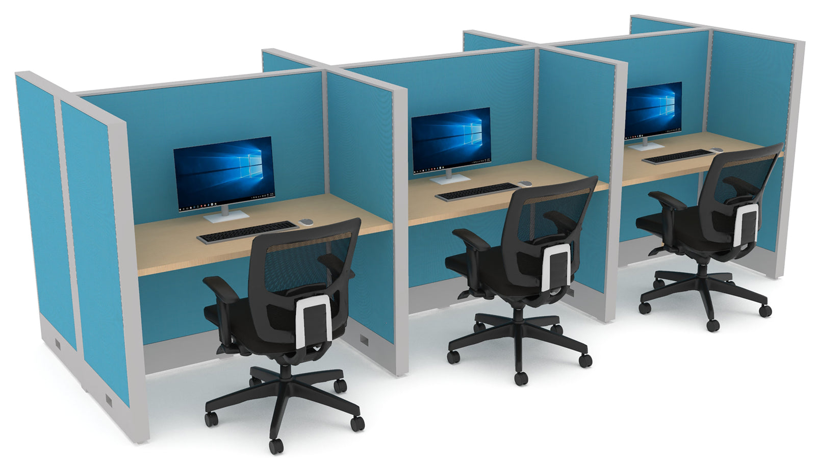 Estacion de Trabajo doble T5 - OffiMobile