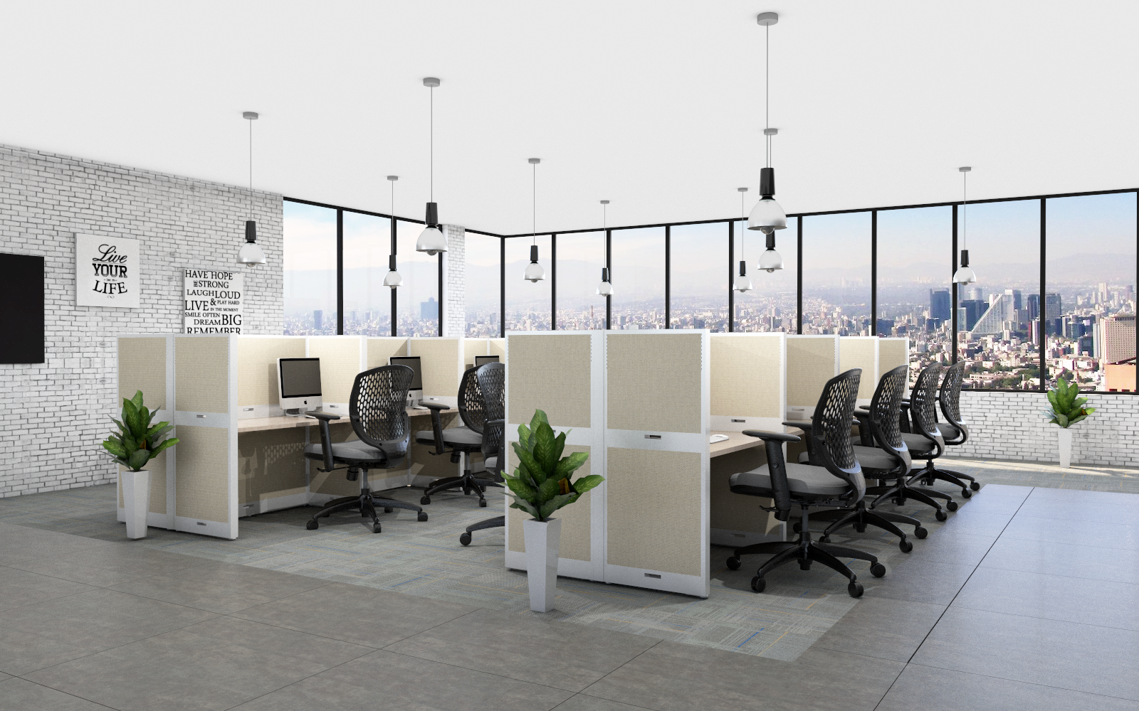 Estacion de Trabajo Estabilus 2D - OffiMobile