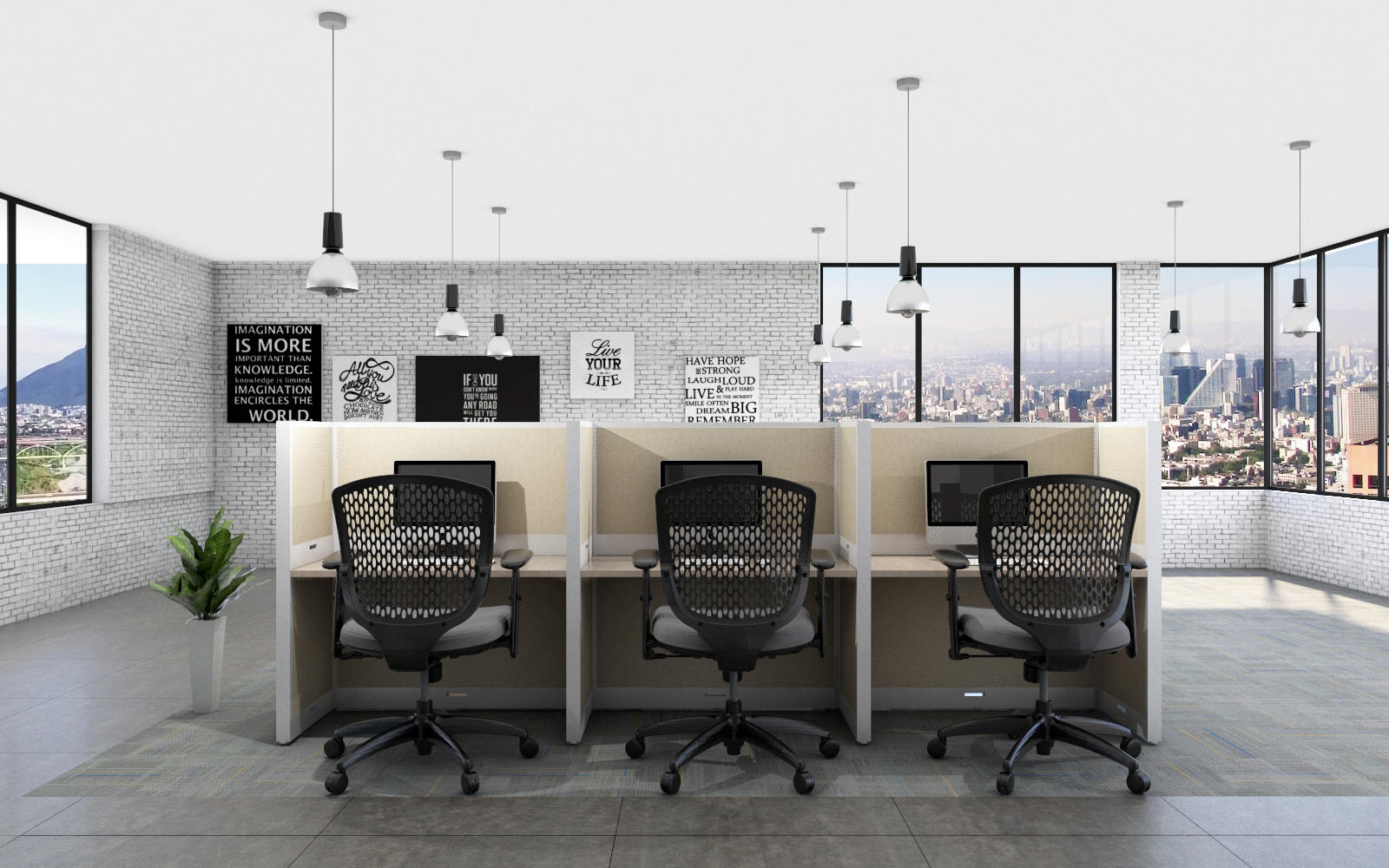 Estacion de Trabajo Estabilus 2D - OffiMobile