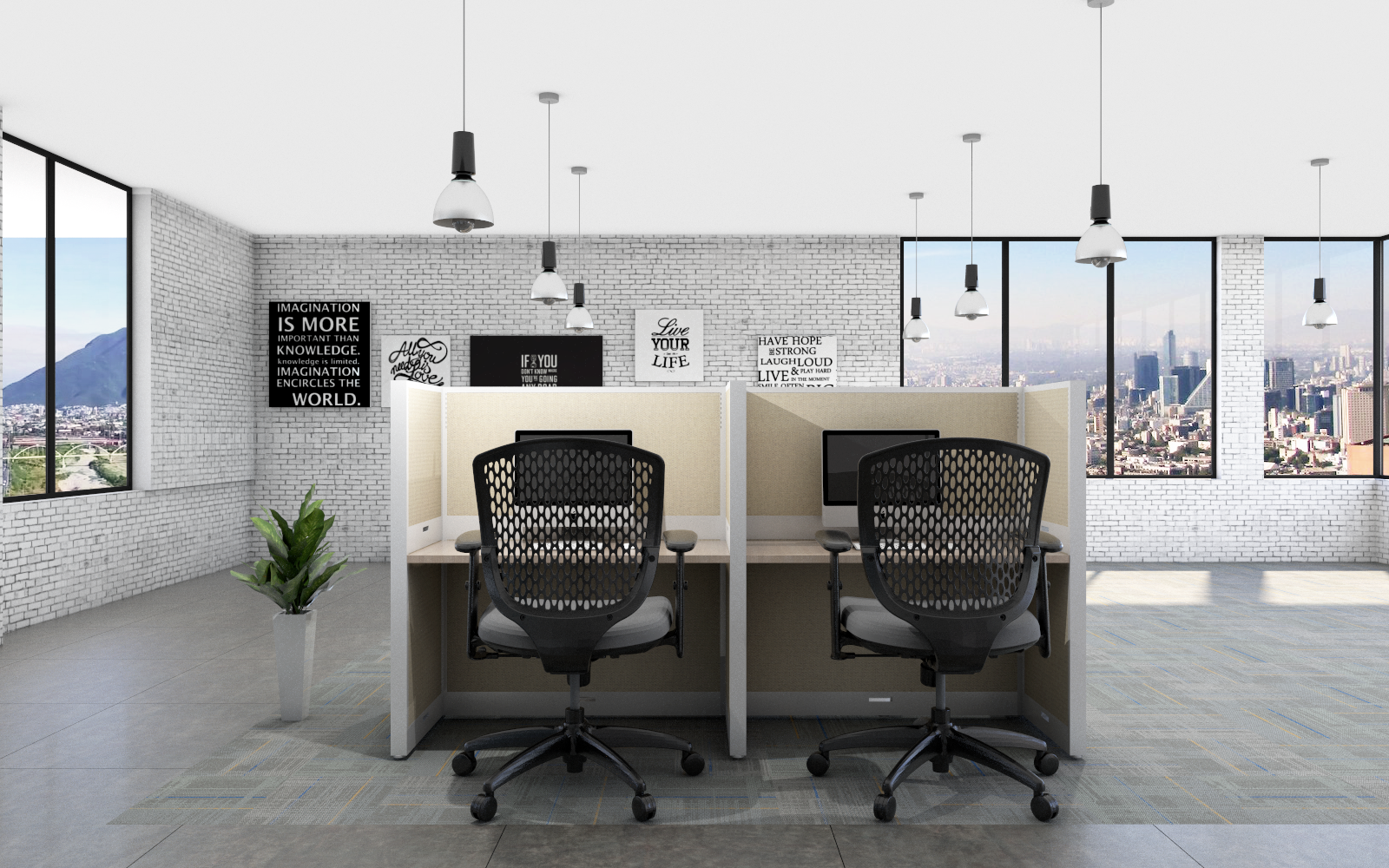 Estacion de Trabajo Estabilus 2D - OffiMobile