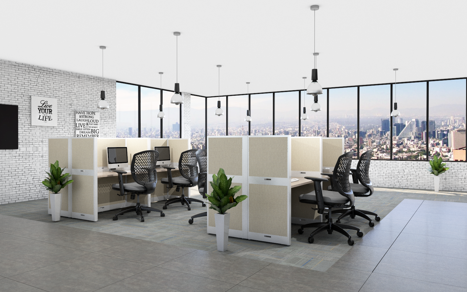 Estacion de Trabajo Estabilus 2D - OffiMobile