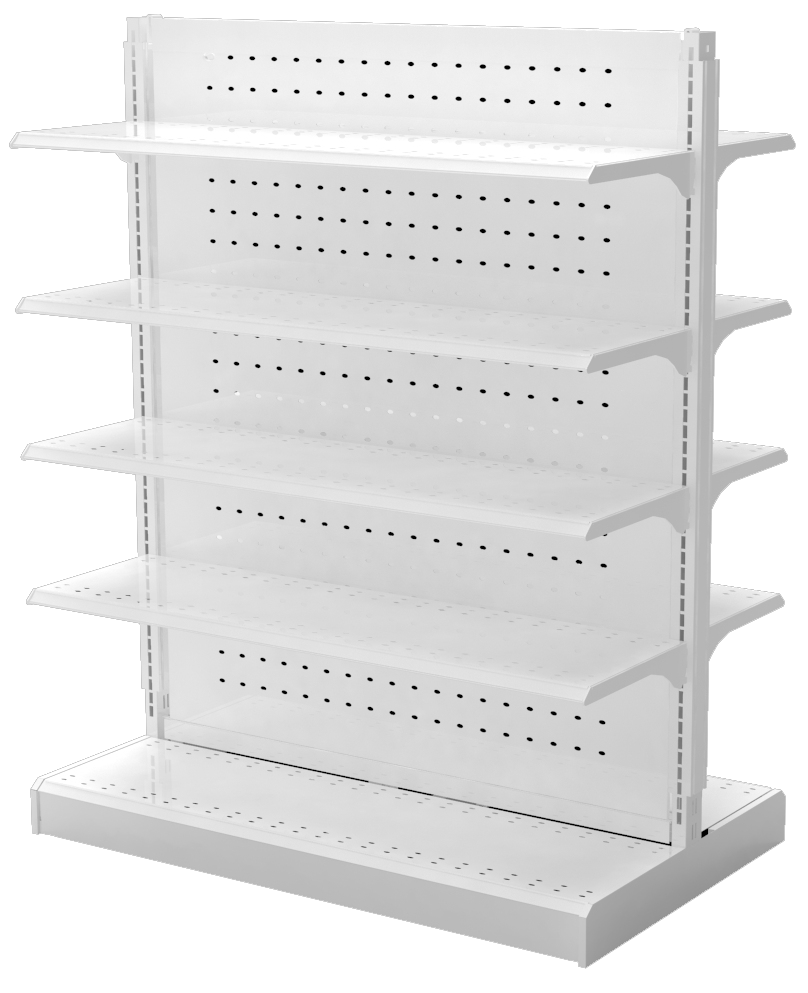 Gondola Metalica Doble 122 7611 - OffiMobile