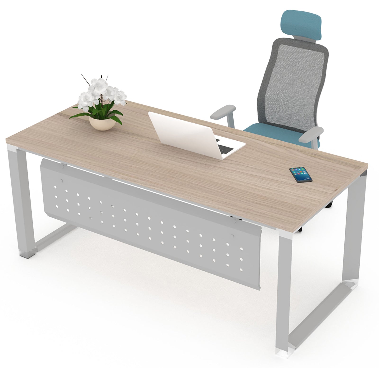 Escritorio Ejecutivo SQ Alum - OffiMobile