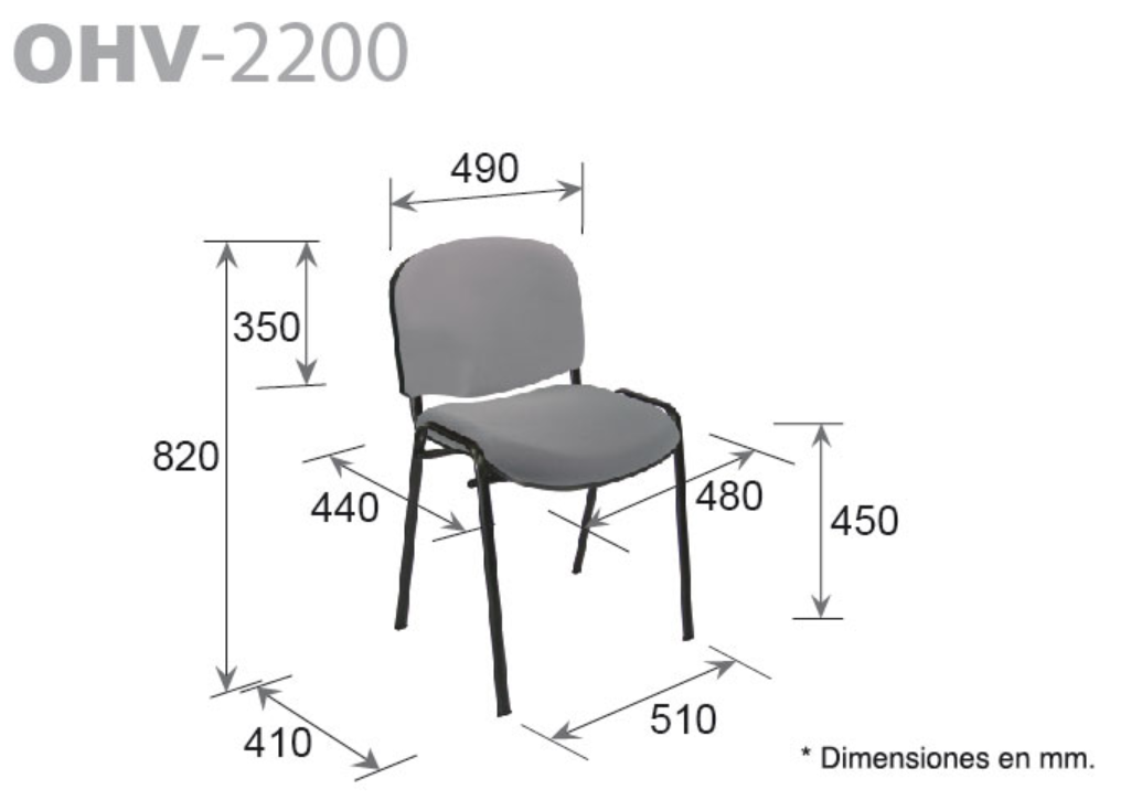 SILLA VISITANTE ELLITICO - Offimobile