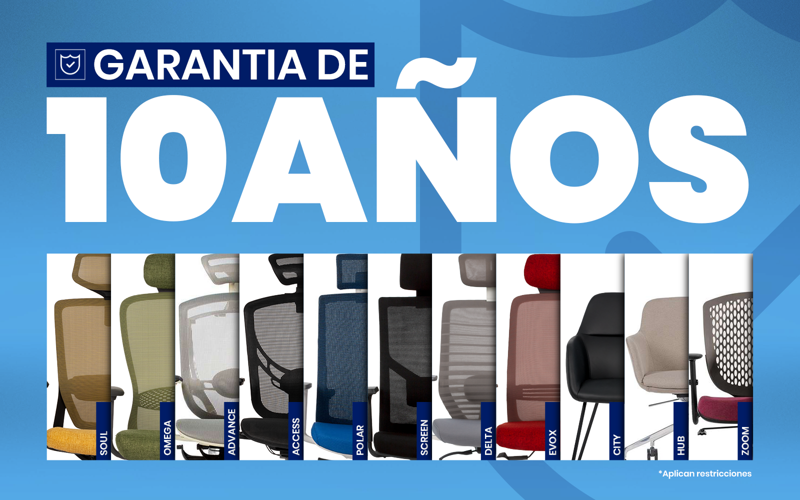 Sillas para Oficina Garantia 10 Años