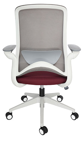 Silla Operativa DOLPHIN OHE-111 Gris - Atrás 90
