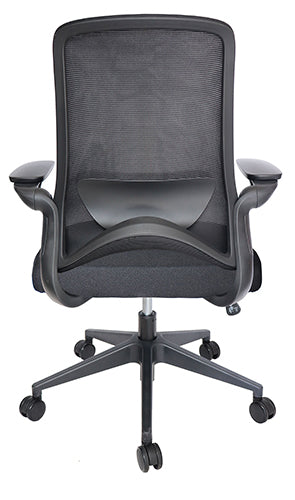 Silla Operativa DOLPHIN OHE-111 Negro - Atrás 90