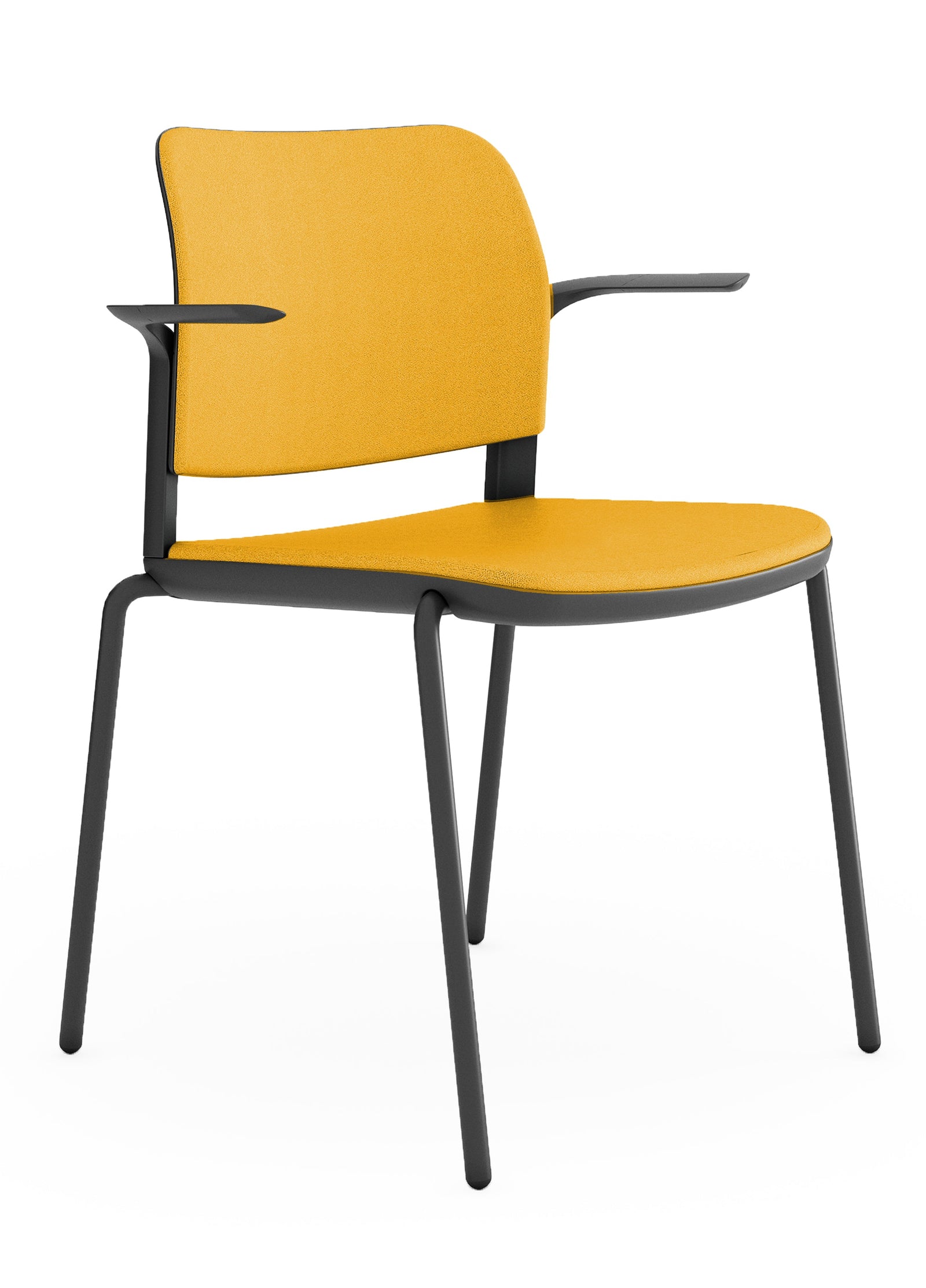 Silla Visitante CIAO OHV-12CB - Amarillo