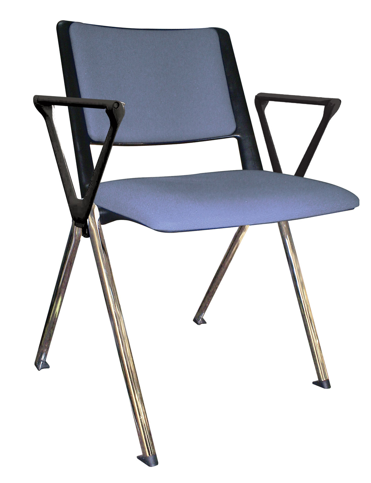 Silla Visitante REVOLUTION OHV-88cr - brazos office crep perla