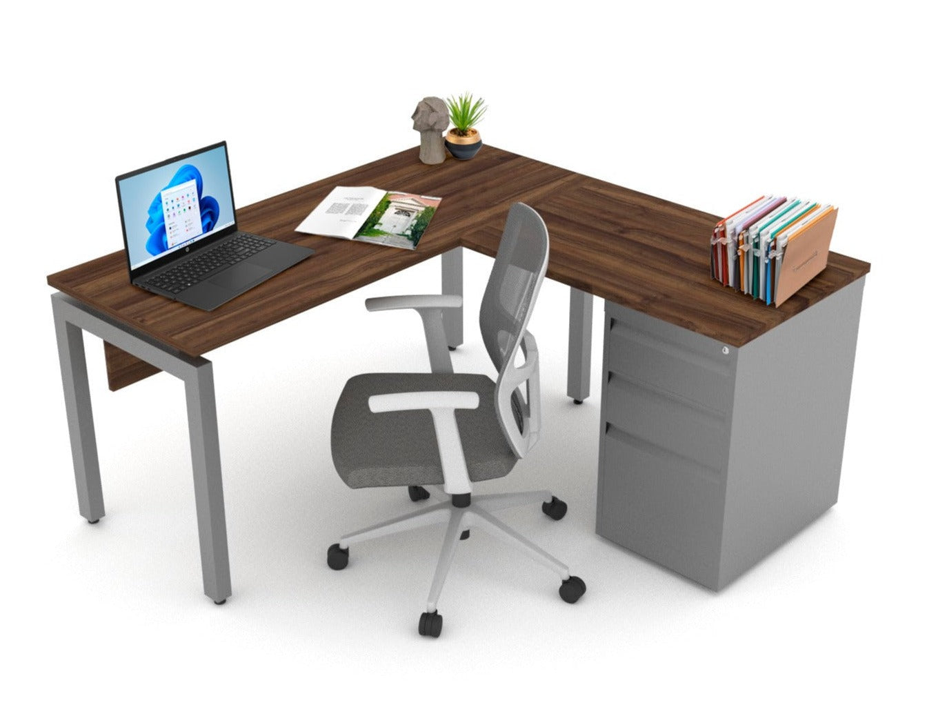 Escritorio Semi-Ejecutivo Omega con Archivero