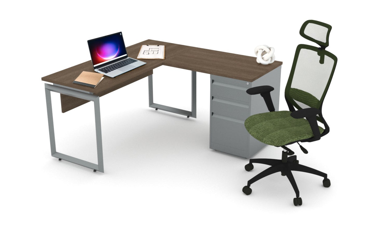 Escritorio Semi ejecutivo Prisma con Archivero