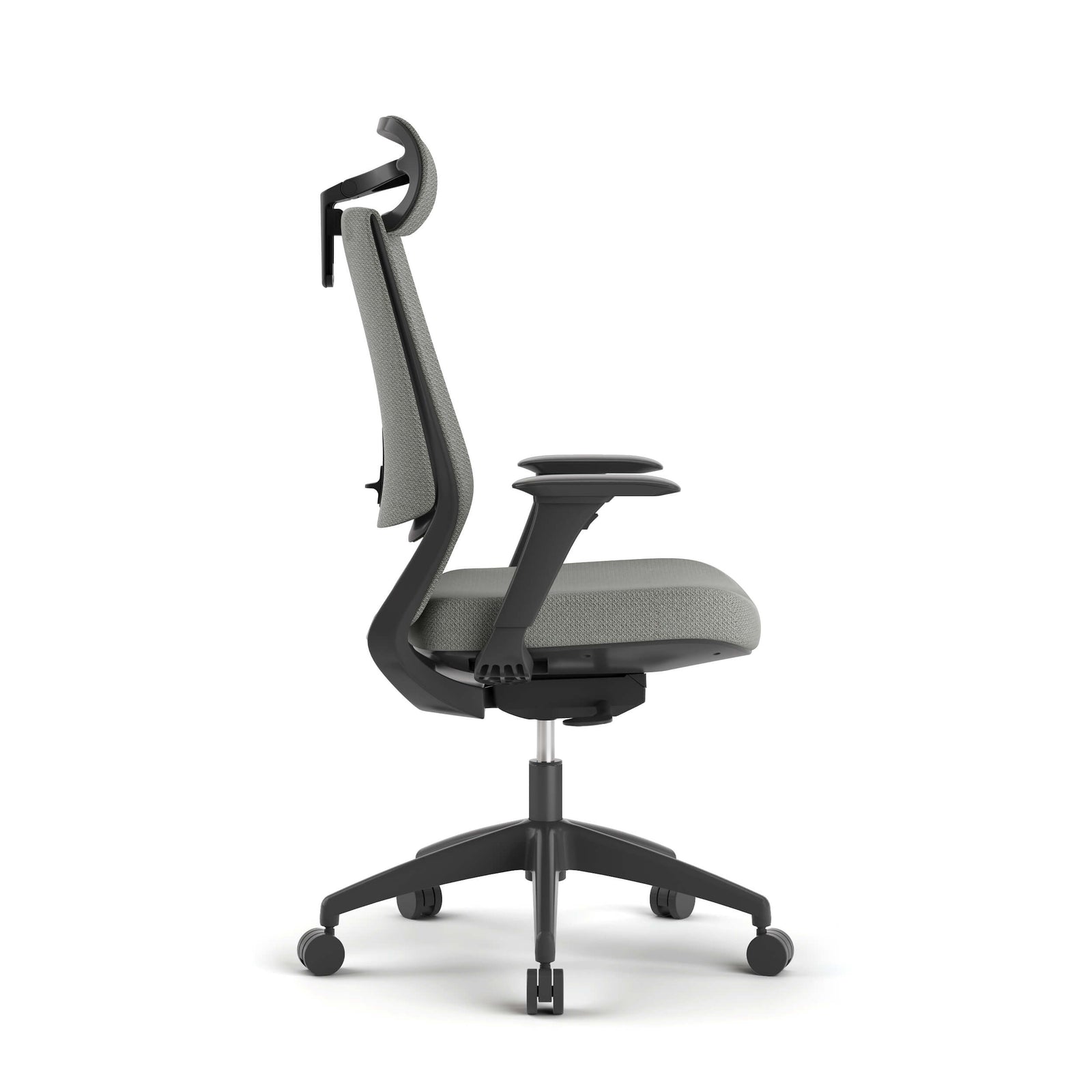 silla ejecutiva royal black vista de lado