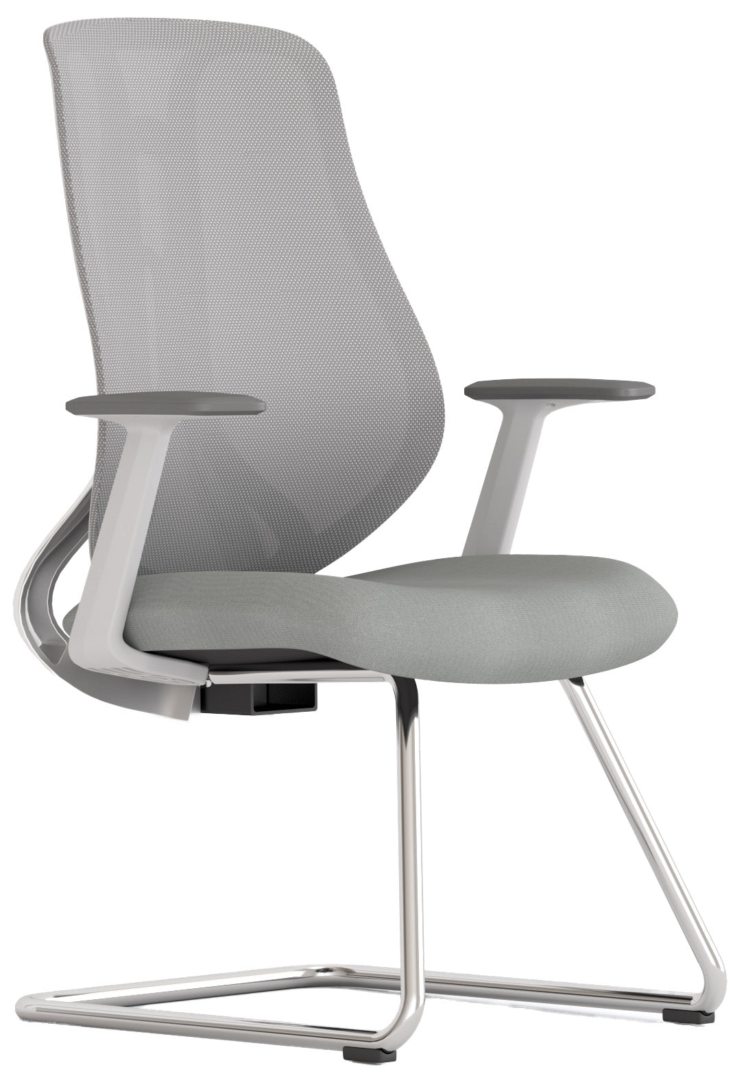 Silla Visitante AC-40V acabado estándar - vista 3/4 trasera