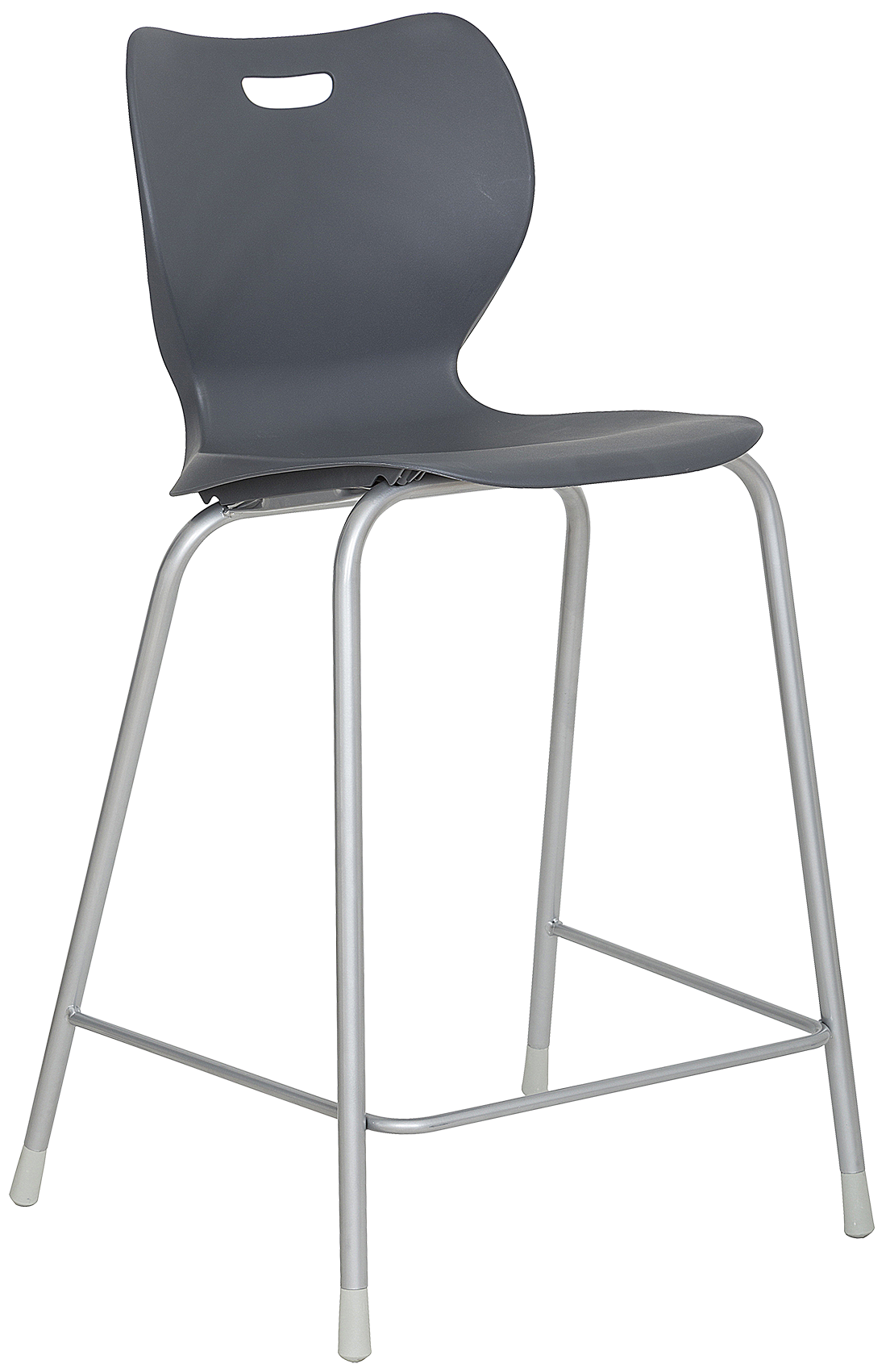 Banco Alto AR-100 estructura aluminio gris