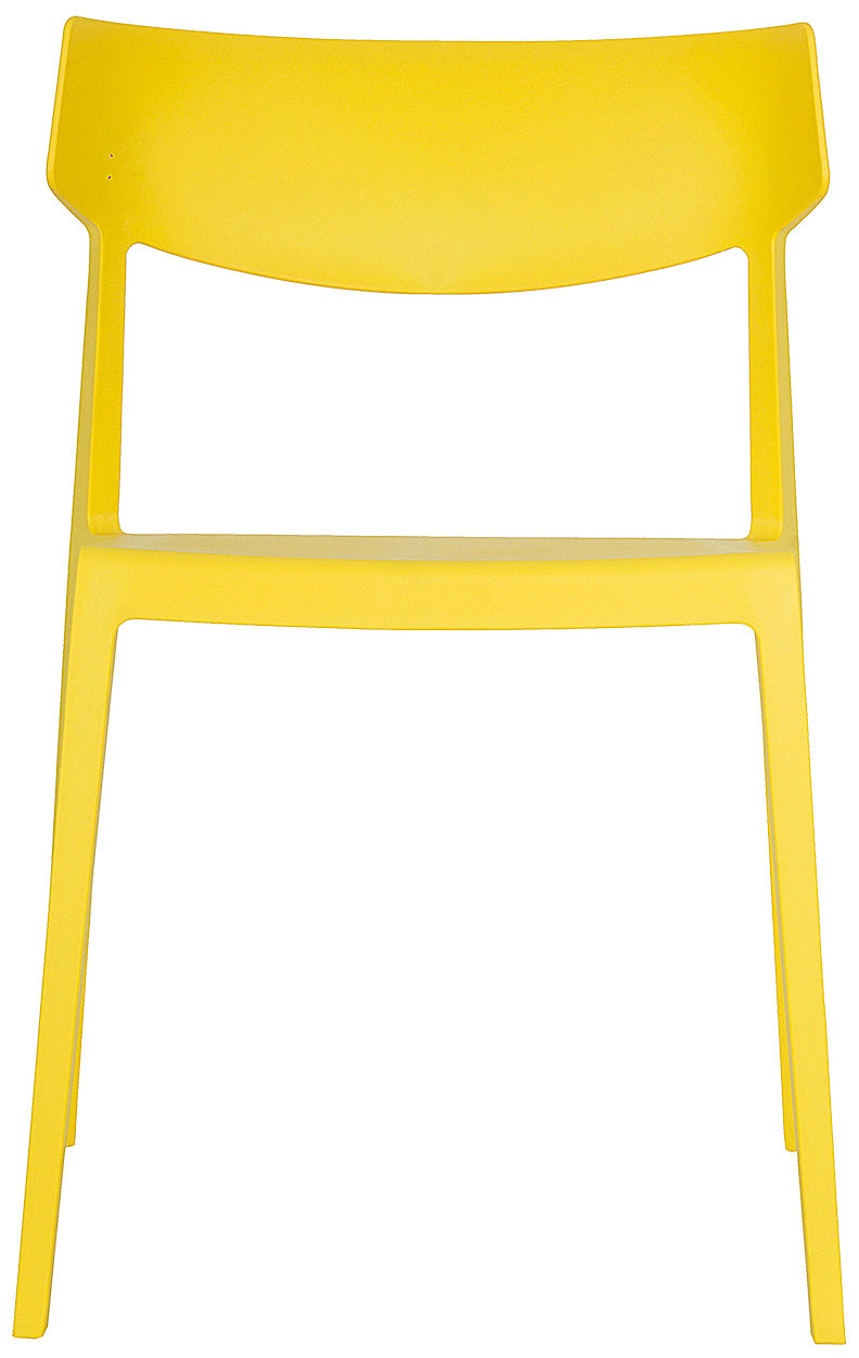 Silla Visitante AR-2017 amarilla - frente