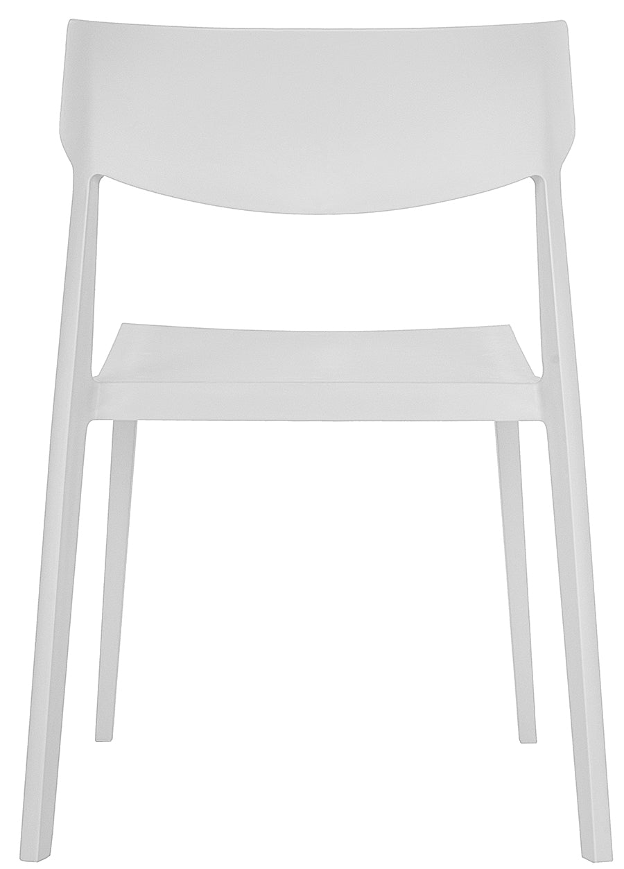 Silla Visitante AR-2017 blanca - atrás