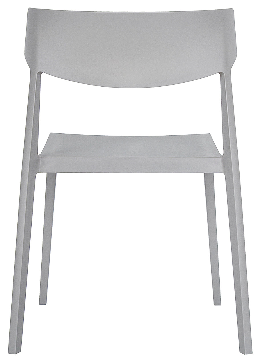 Silla Visitante AR-2017 gris - atrás
