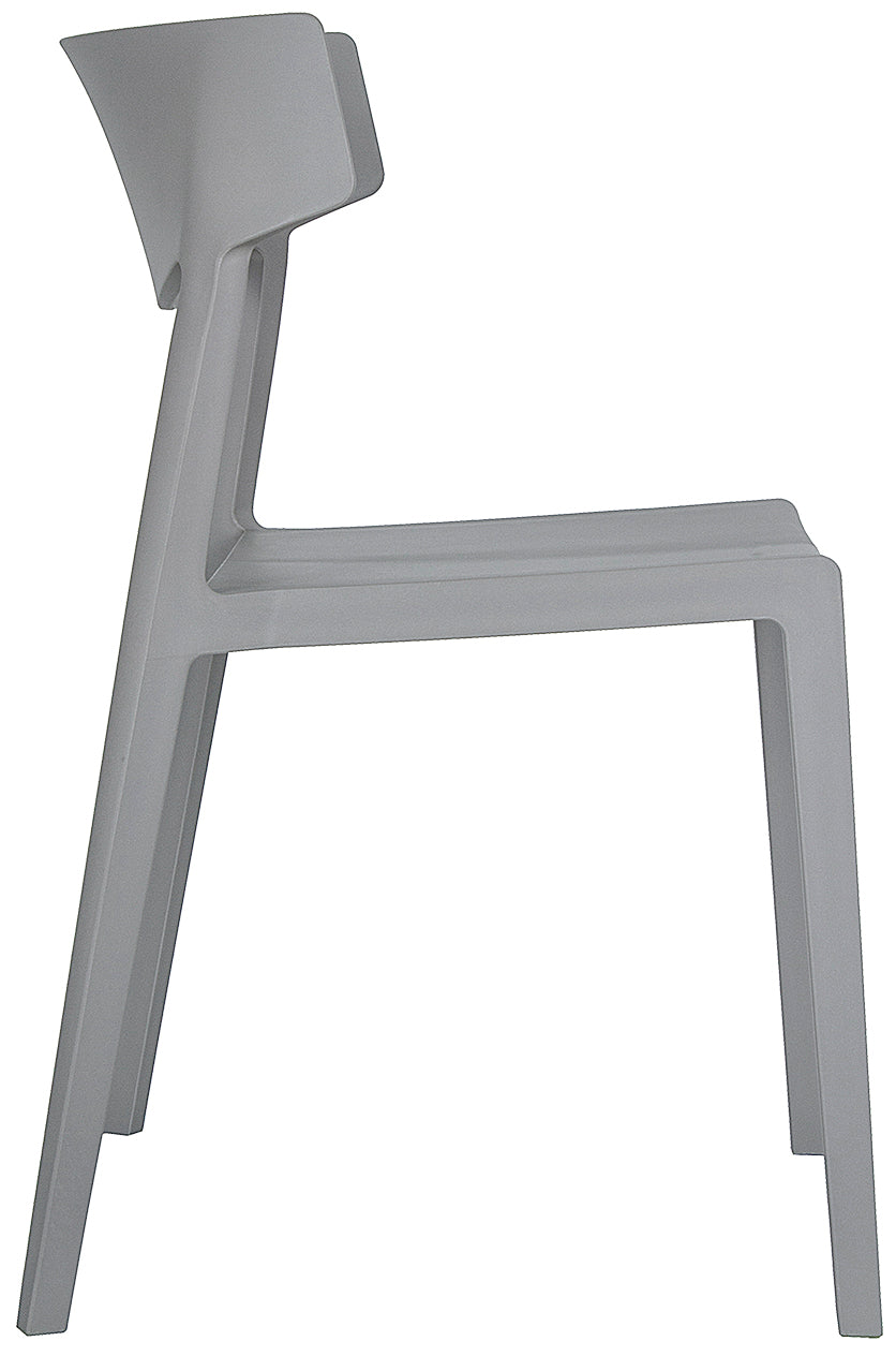 Silla Visitante AR-2017 gris - lateral