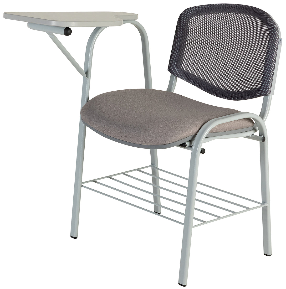 Silla Escolar PL-120 gris tres cuartos 2