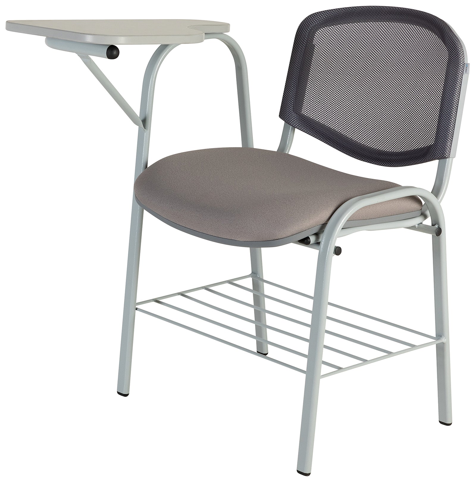 Silla Escolar PL-120 gris tres cuartos 2