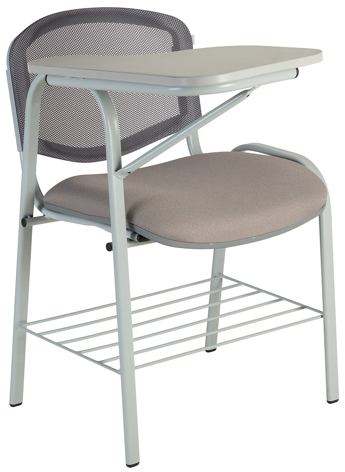 Silla Escolar PL-120 gris tres cuartos