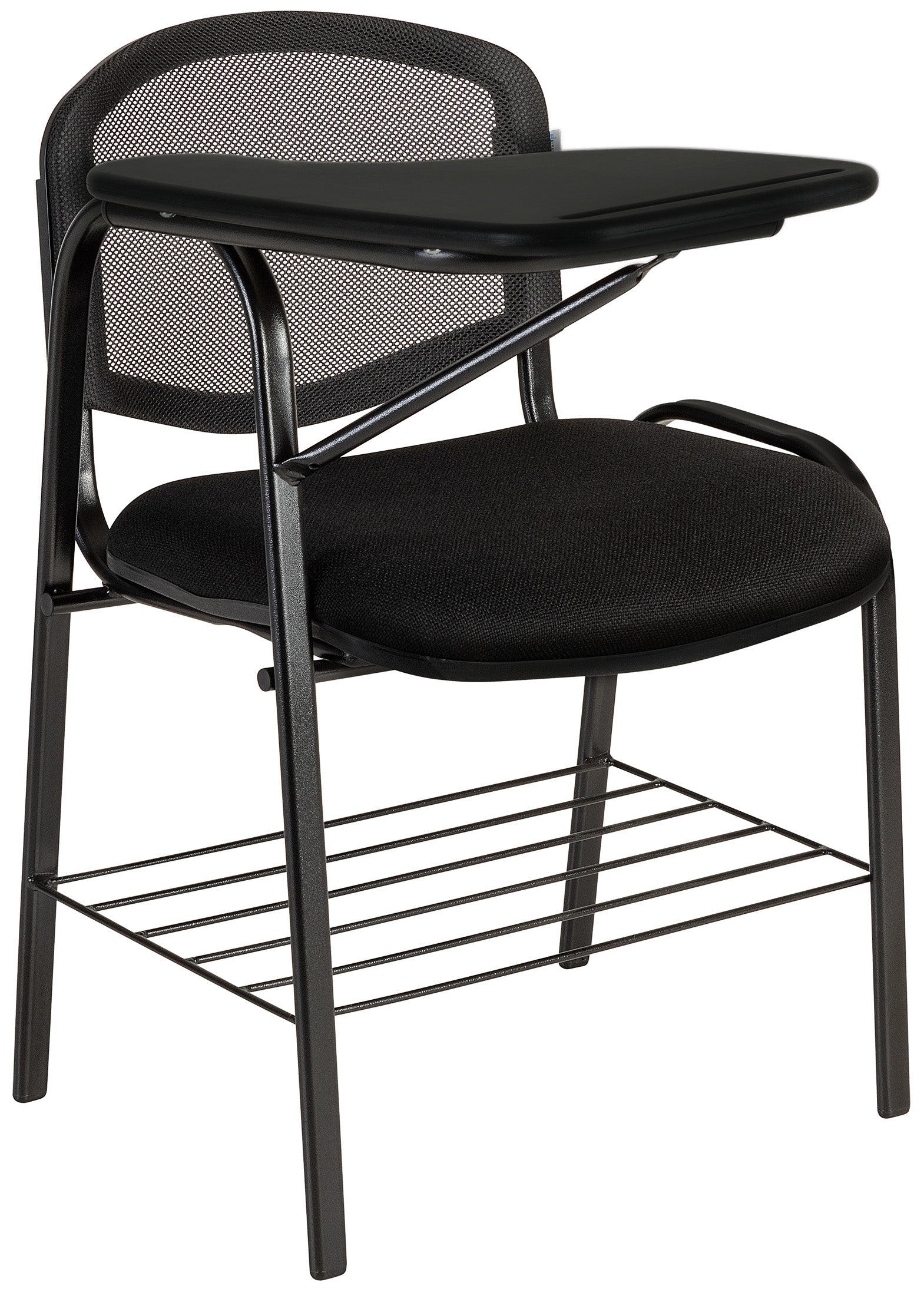 Silla Escolar PL-120 negro tres cuartos