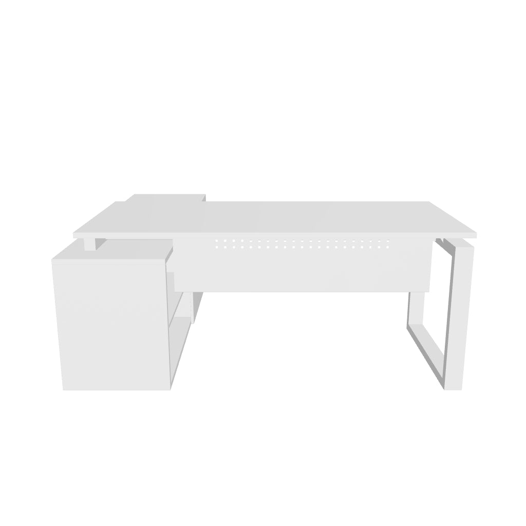 Escritorio Ejecutivo Quattro con credenza lateral