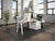 TECH ALPHA SILVER O ALPHA WHITE OPERATIVO CON CREDENZA BAJA LATERAL COMPARTIDA - OffiMobile