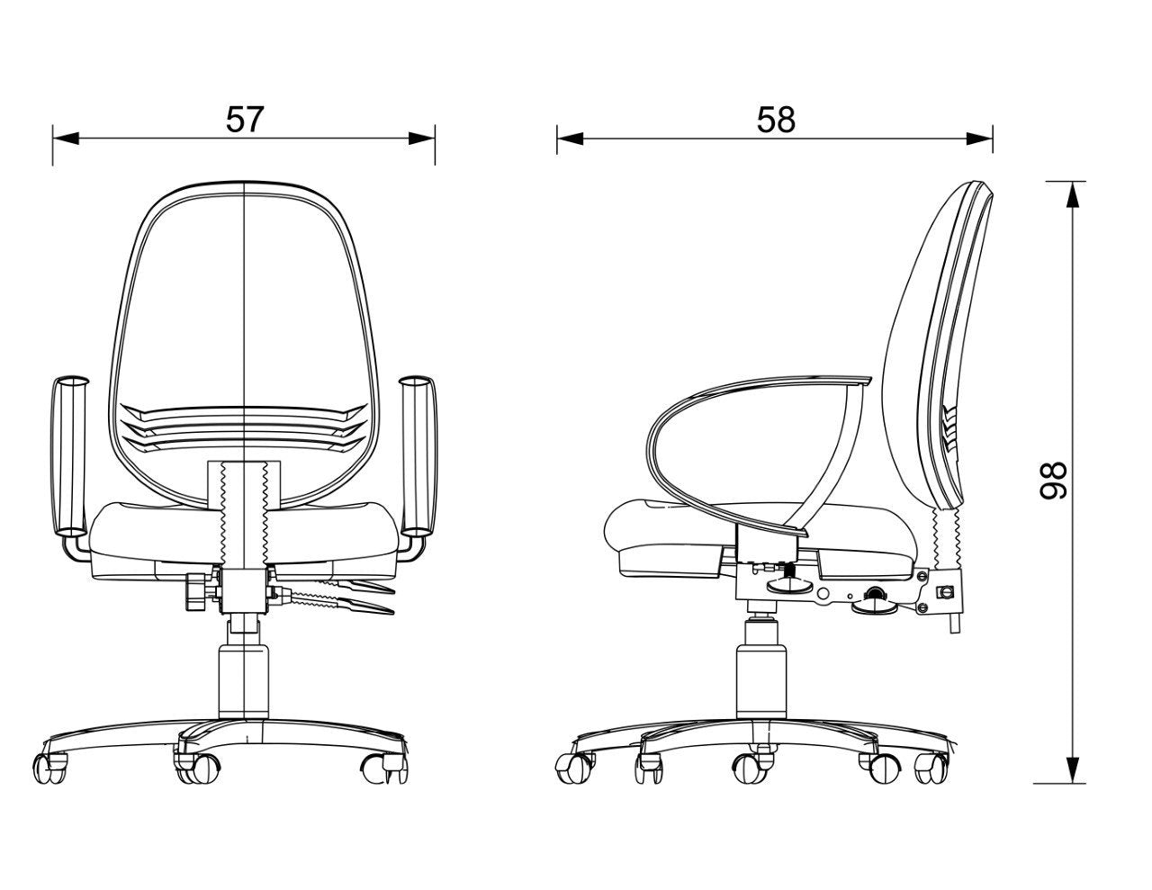 SILLA OPERATIVA  BM 230 BR11 - OffiMobile