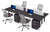 Mesa Bench Tech Black Chrome - OffiMobile