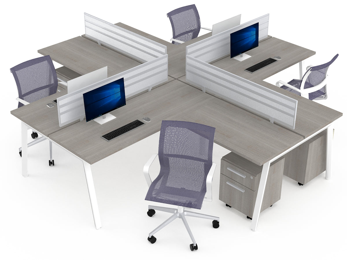 CRUCETA TECH ALPHA WHITE/SILVER - OffiMobile