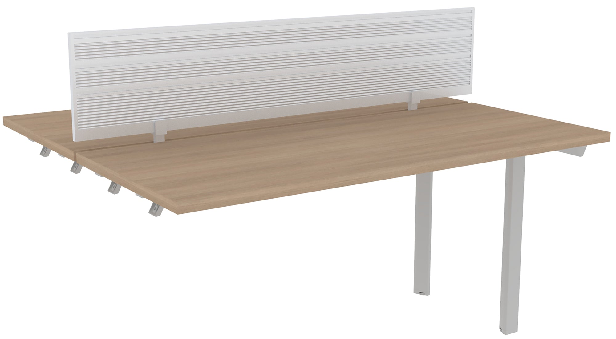 KIT DE EXTENSION PARA BENCH TECH ALPHA SILVER/WHITE - OffiMobile
