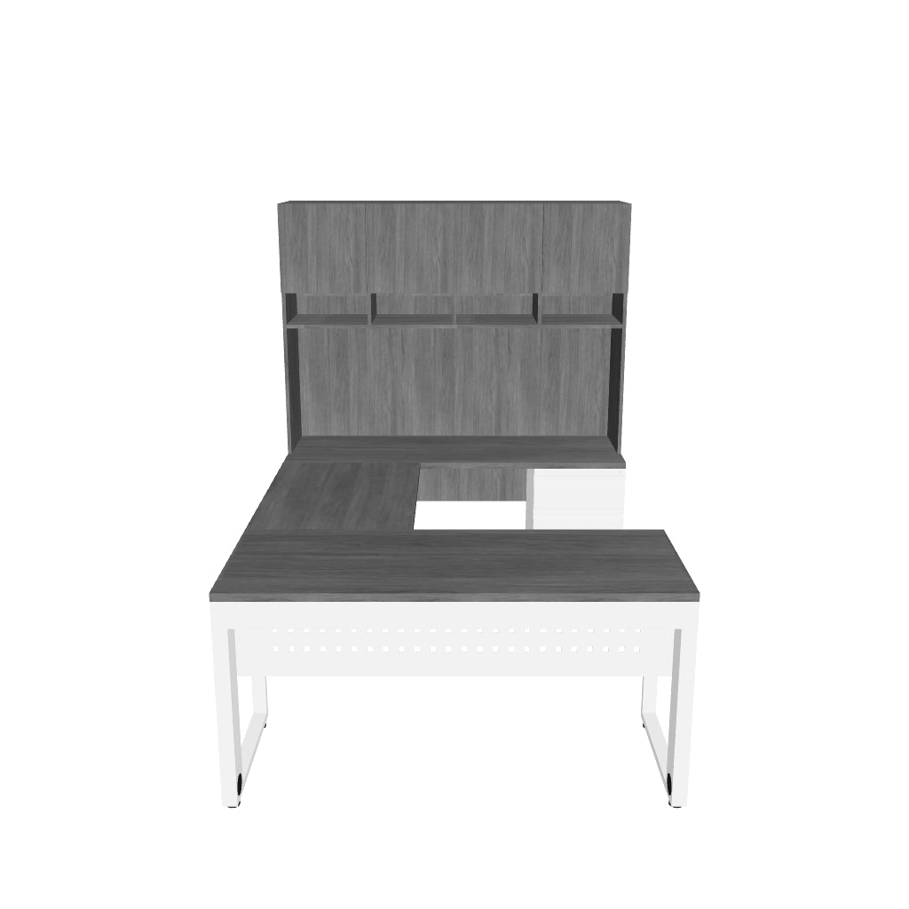 Escritorio Ejecutivo Aris C/ Credenza Alta - OffiMobile