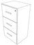 Archivero Vertical en Melamina 3G - OffiMobile
