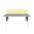TECH BLACK CHROME BENCH PARA 2 PERSONAS