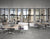 Tech black Chrome Credenza doble