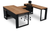 Conjunto Ejecutivo Aris con credenza - OffiMobile