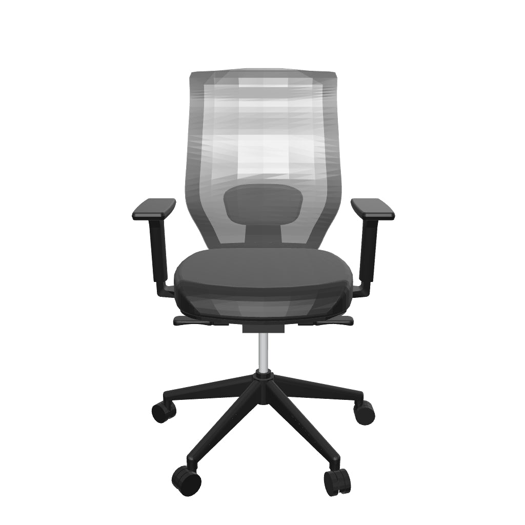 Silla Semi Ejecutiva Delta Black