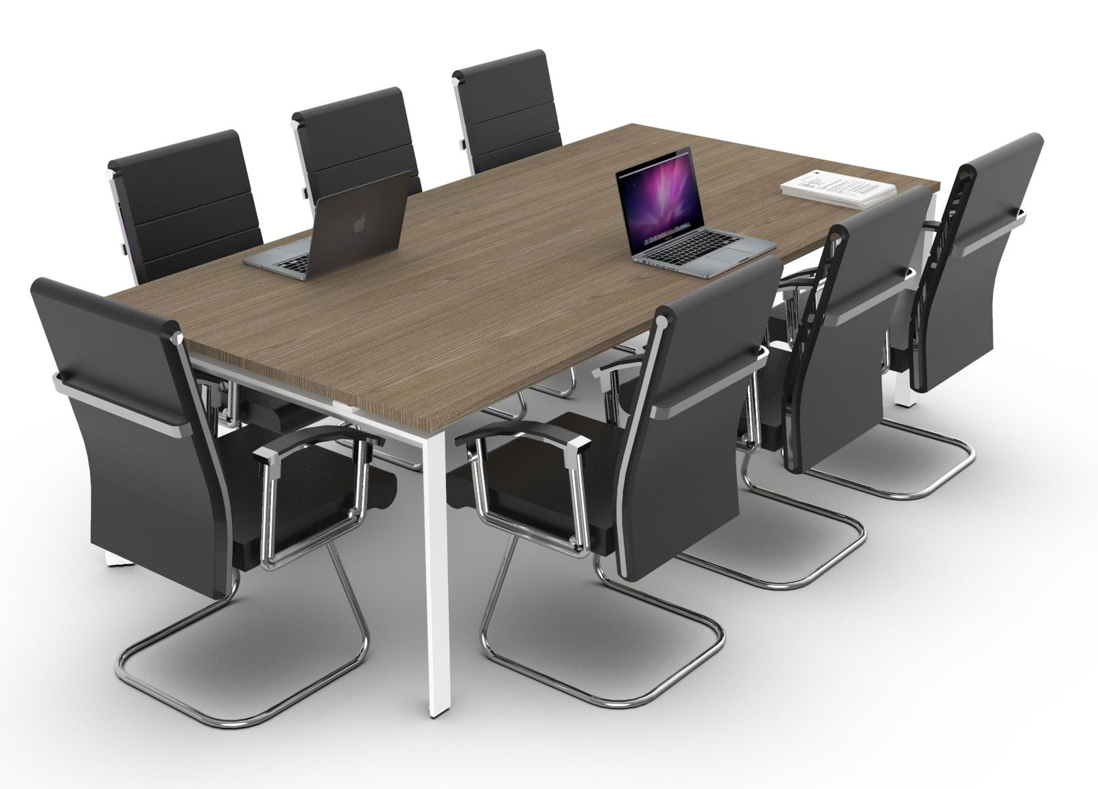 Sala de juntas para oficina Florense de Offimobile con mesa rectangular y sillas ejecutivas