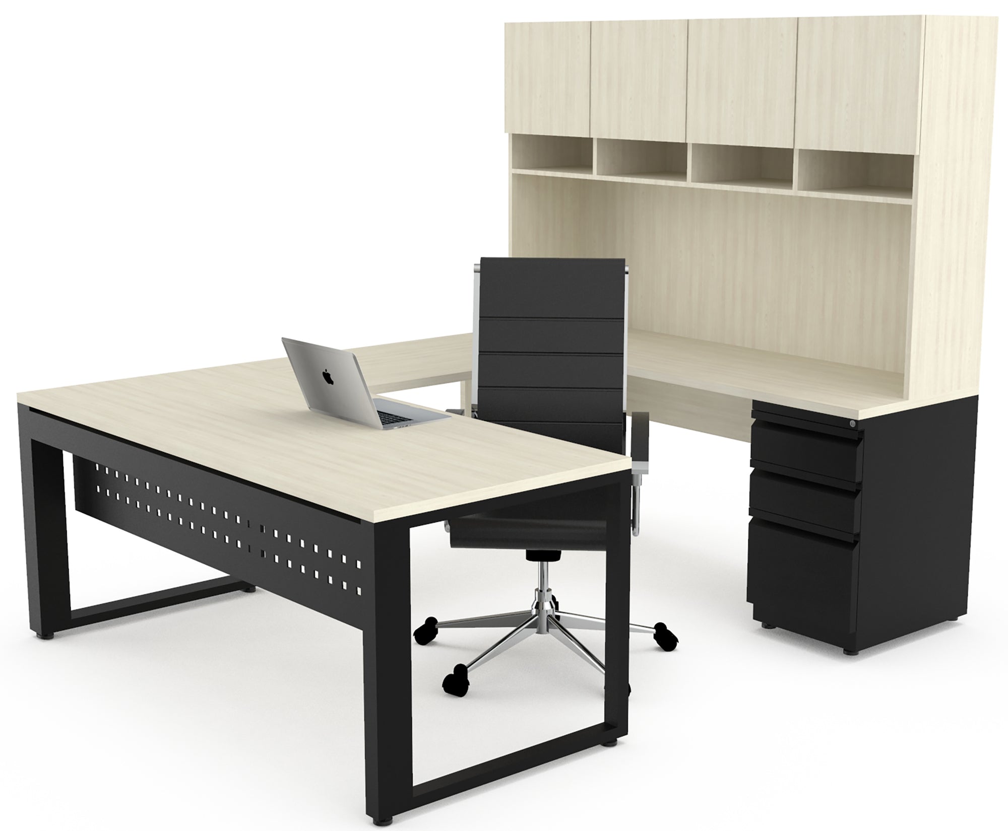 Escritorio Ejecutivo Aris C/ Credenza Alta - OffiMobile