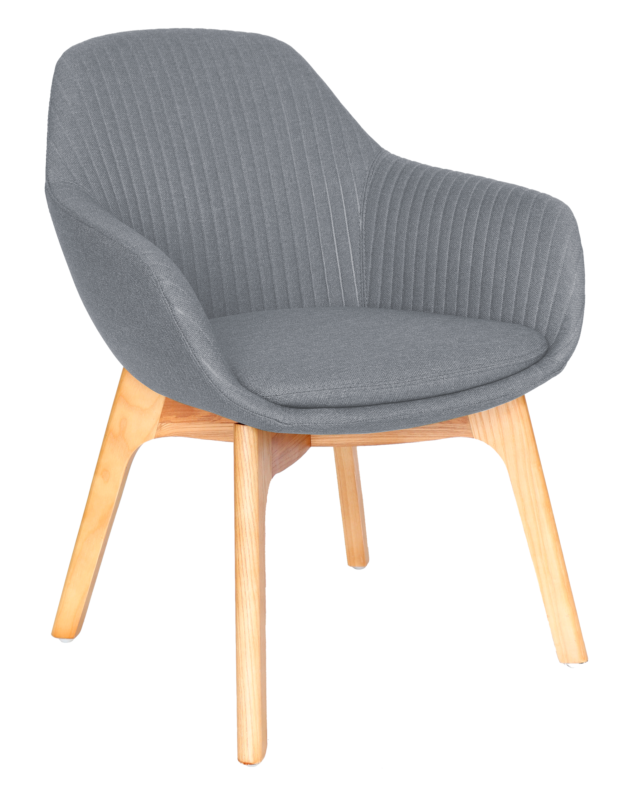 Silla Visitante Fabrizia Base madera - OffiMobile